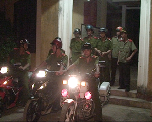 Công an huyện Lạc Thủy đẩy mạnh tuần tra, kiểm soát đảm bảo ANTT trên địa bàn.